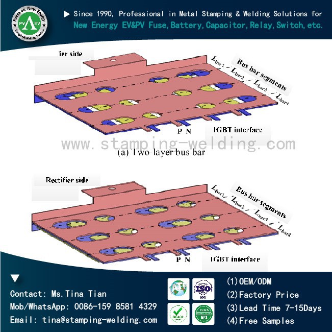 Laminated busbar for Photovoltaic