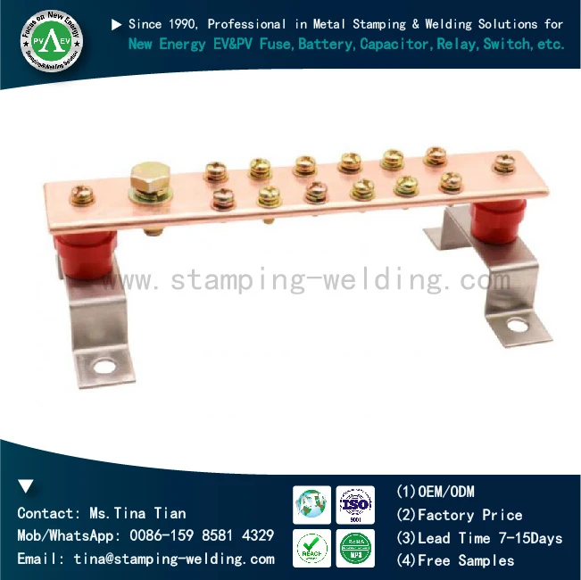 Factory Price Copper Grounding Busbar Factory Price Copper Grounding Busbar