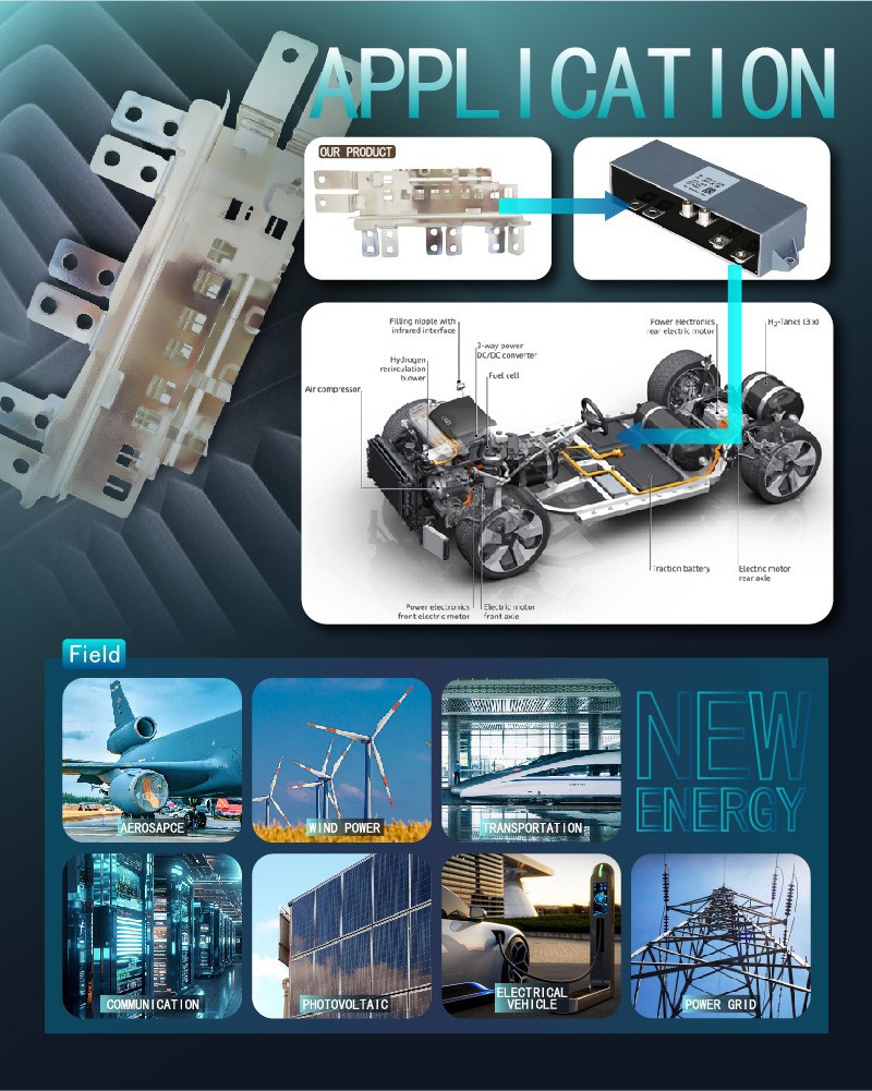 Application of copper busbar Application of copper busbar