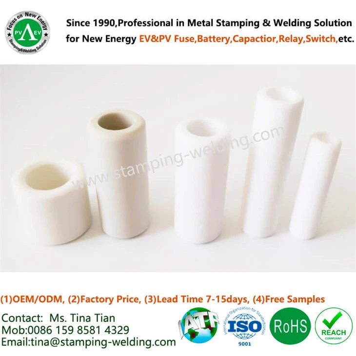 Cylindrical Ceramic Lub Cev Rau Cov Khoom Siv Hluav Taws Xob Tsawg