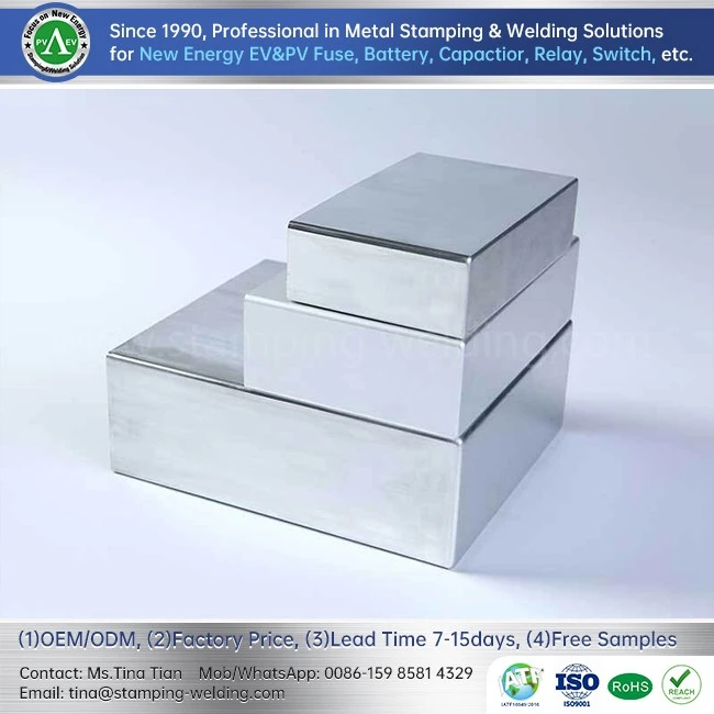 Lithium Batteries Square Aluminum Case
