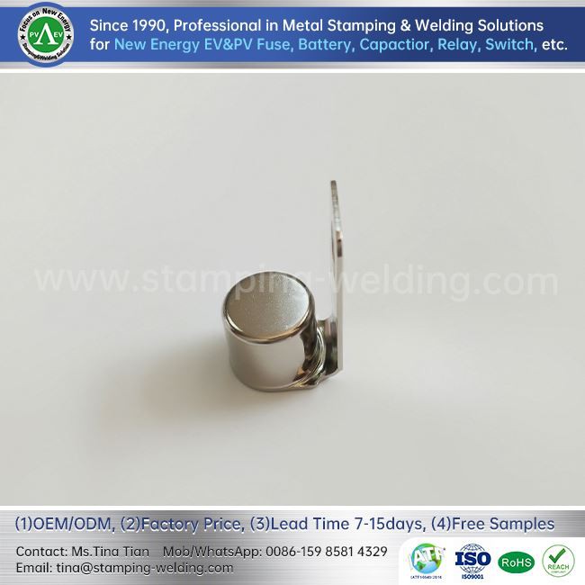 Nickel Plated Copper End Caps For EV