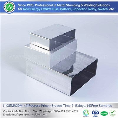 Lithium roj teeb Square Aluminium Case