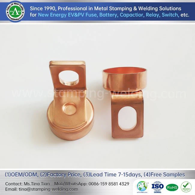 Copper Outer Cap For PV Fuse