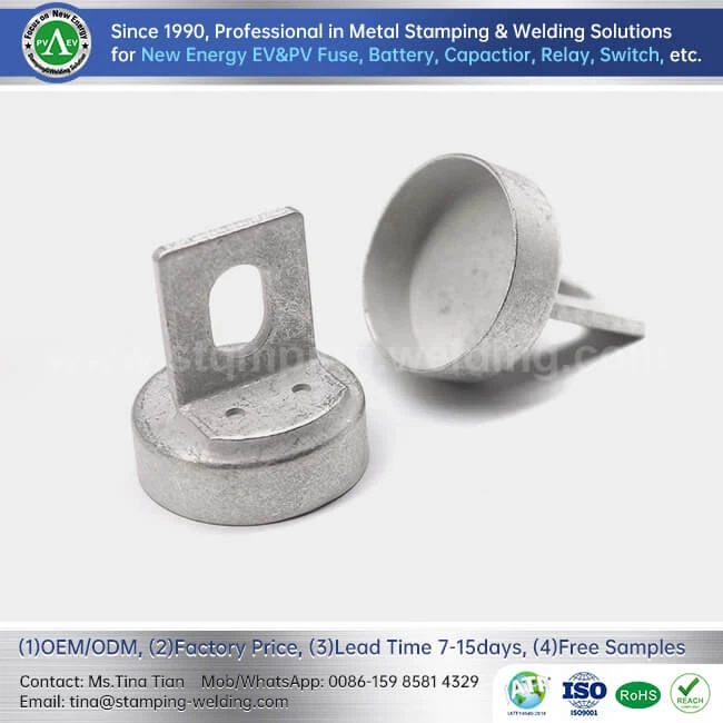 Cap and Contact for Hybrid Electric Vehicle Fuses
