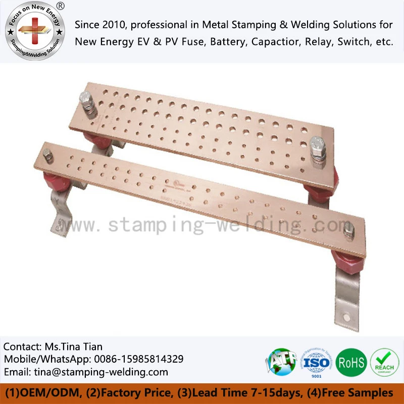 copper grounding busbar copper grounding busbar