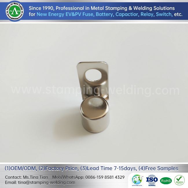 Nickel-coated tooj liab cap rau cov fuse