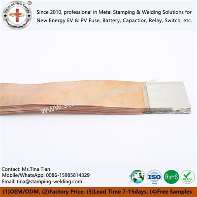 Laminated tooj liab Flexible busbar rau kev lag luam automotive