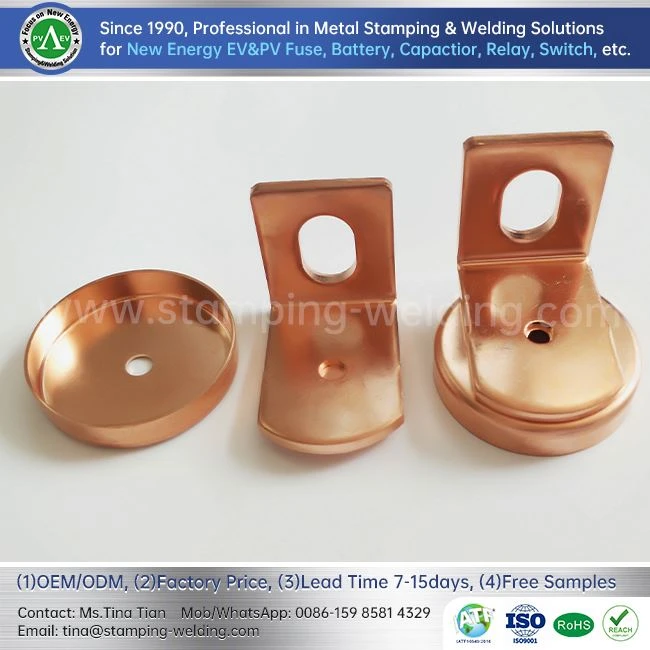 Copper Contact Cap for EV Battery Fuse