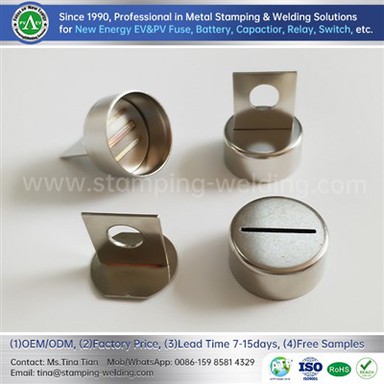 Kev cai Nickel-plated EV Copper Cap